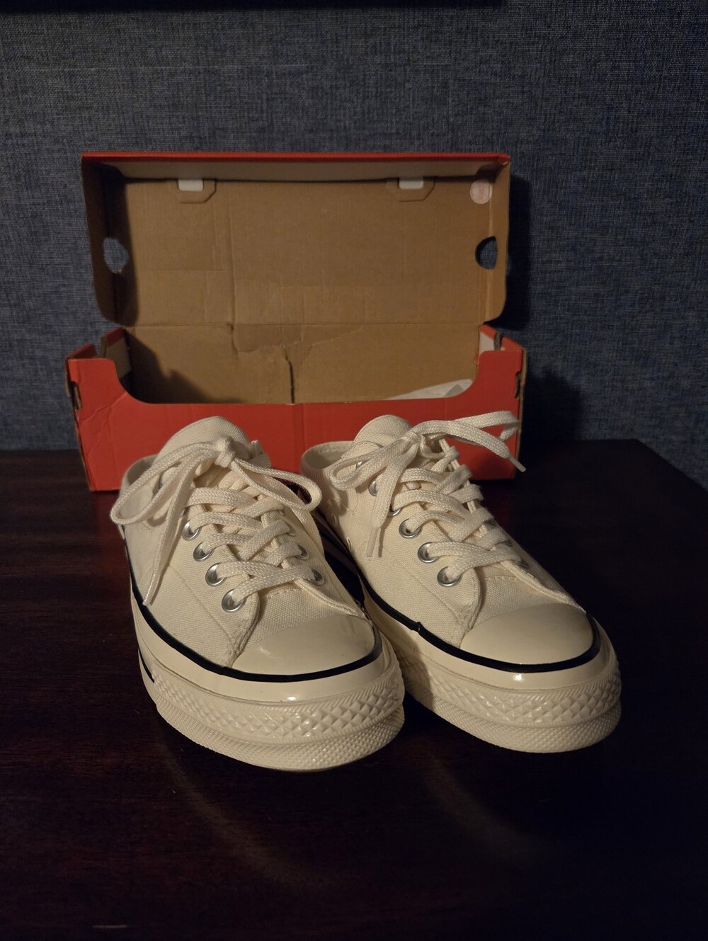 NIB Converse Chuck 70 Mule Slip-On Sneakers – Egret/Black, Women's 9, Men's 7